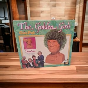 The Golden Girls SOPHIA Chia Pet Kit Pottery Planter Bust NEW Open Box